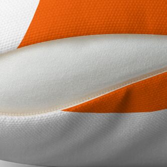 Alternate view of VERY VIVID ORANGE- OVER 100 SHADES OF ORANGE ON OZCUSHIONS Throw Pillow