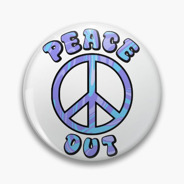 Item preview, peace out sticker designed and sold by Ava Kleinberg.