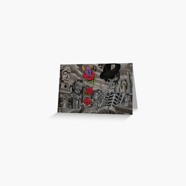 Musica De Los Muertos Greeting Card