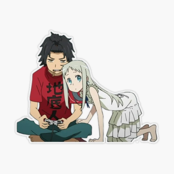 Anohana Jintan pleure