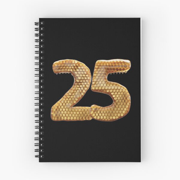 Item preview, 25 Number 3d Honey Numbers Font designed and sold by HelloFromAja.