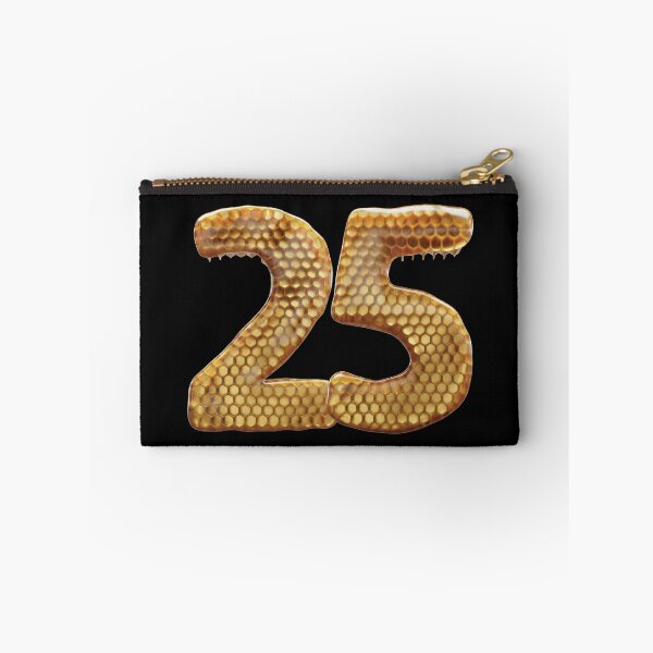 Item preview, 25 Number 3d Honey Numbers Font designed and sold by HelloFromAja.