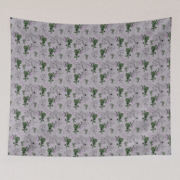 Item preview, Atropa belladonna floral, Deadly Nightshade designed and sold by DReneeWilson.
