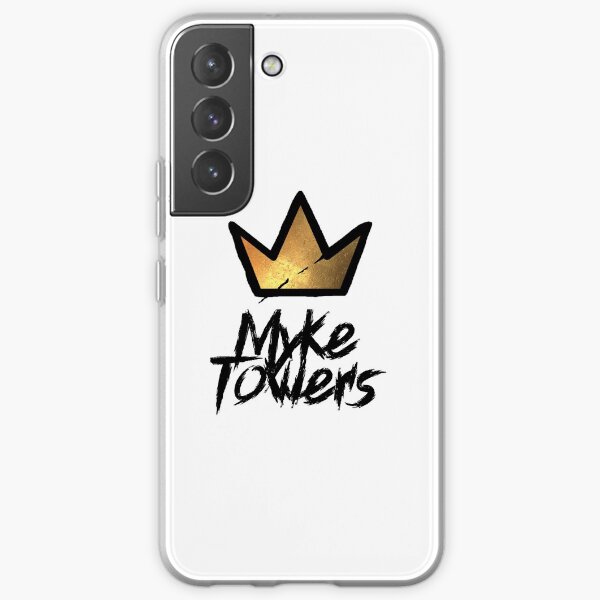 Etiqueta de Myke Towers y corona de graffiti Funda blanda para Samsung Galaxy