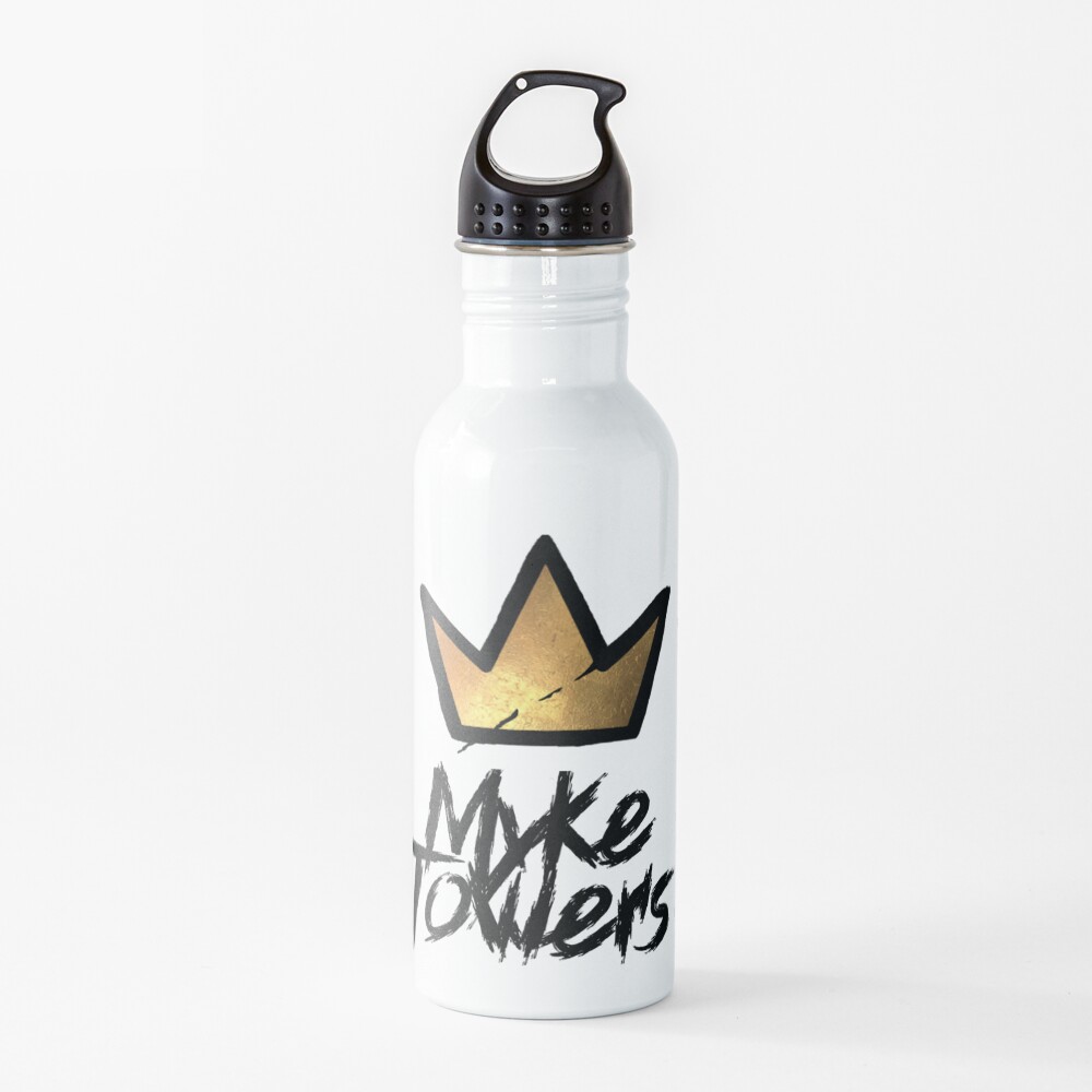 Myke Towers Tag & Graffiti Crown Water Bottle
