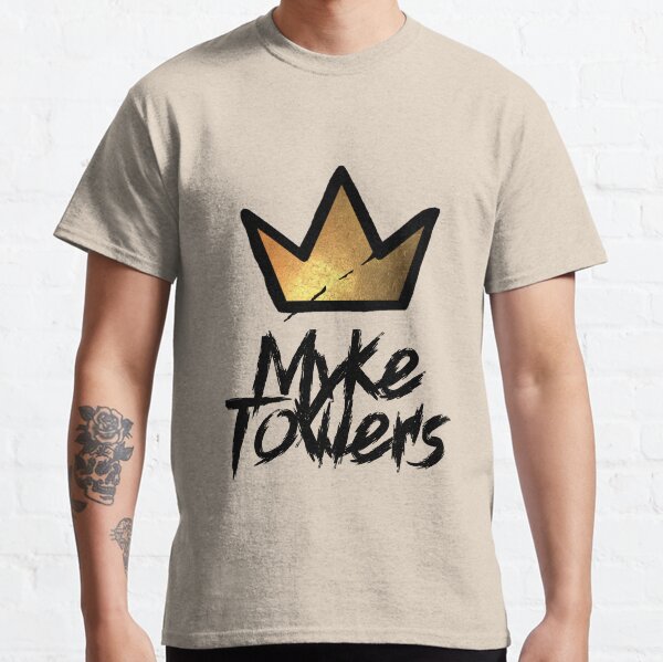 Etiqueta de Myke Towers y corona de graffiti Camiseta clásica
