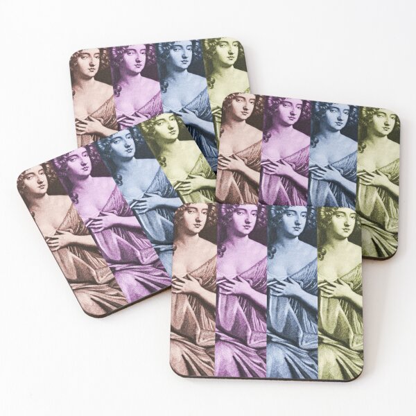 Item preview, Nell Gwyn Colorblock Portrait designed and sold by Karianne Potter.
