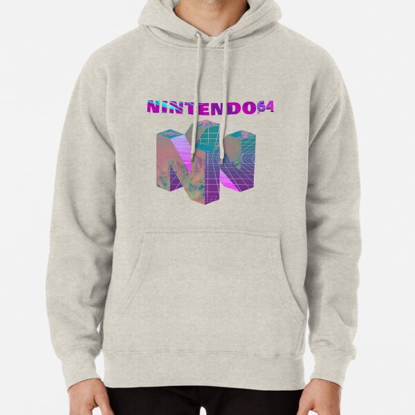 n64 vaporwave hoodie