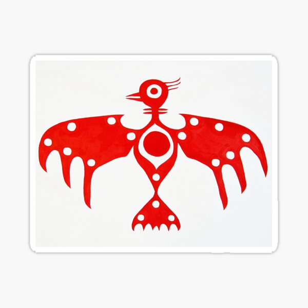 Thunderbird original painting Sticker