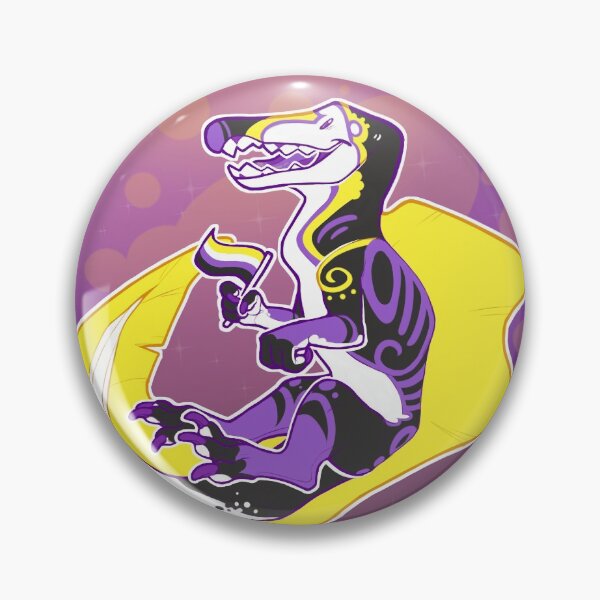 Item preview, Nonbinary Pride Spinosaurus designed and sold by MagpieMunchie.