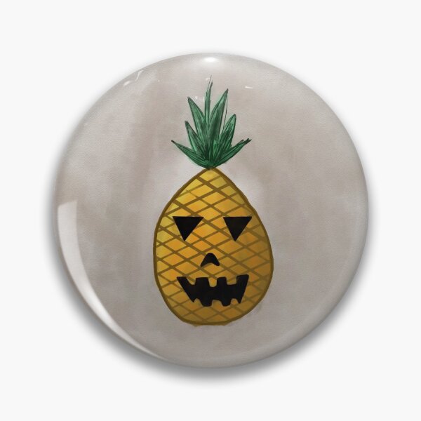 Item preview, Watercolor Pineapple Jack-O’-Lantern designed and sold by SubtleSplit.