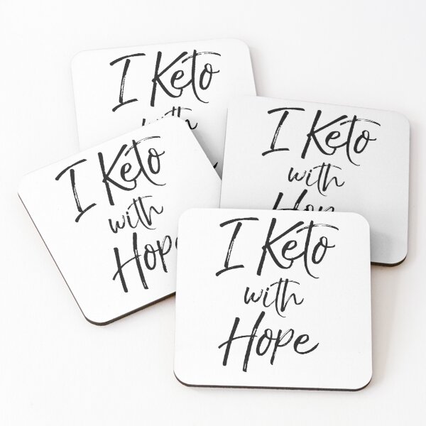 Item preview, Cute I Keto with Hope Funny Keto Quote designed and sold by TNDesignStudio.