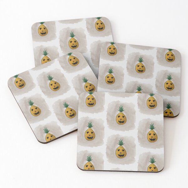 Item preview, Watercolor Pineapple Jack-O’-Lantern designed and sold by SubtleSplit.