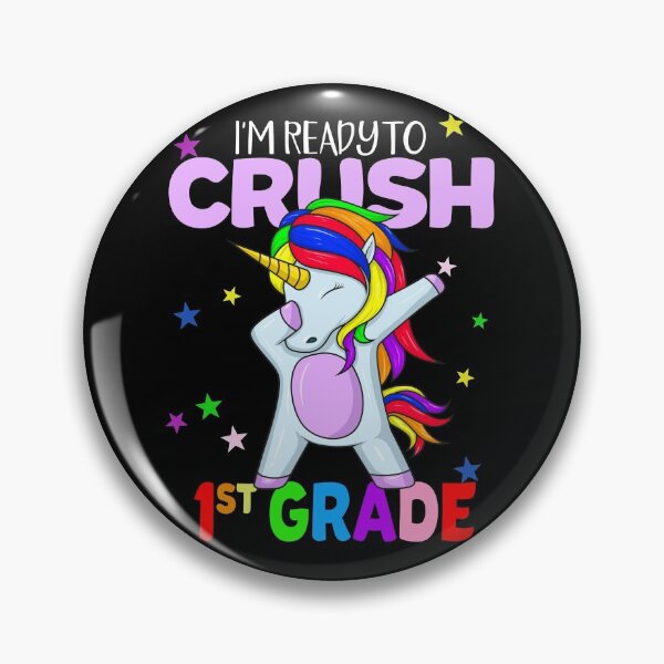 Item preview, Crush 1st Grade Dabbing Unicorn Girls Back To School Shirt Gear designed and sold by DynamicDesign.