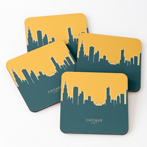Item preview, Chicago Illinois Skyline designed and sold by ArtPrints.
