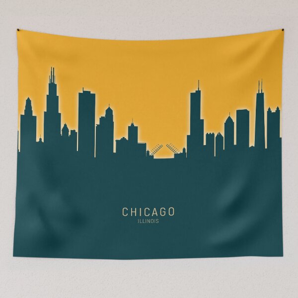 Item preview, Chicago Illinois Skyline designed and sold by ArtPrints.