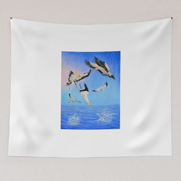 Item preview, Original Gannets 3 Painting designed and sold by Sergio Paul Ianniello.