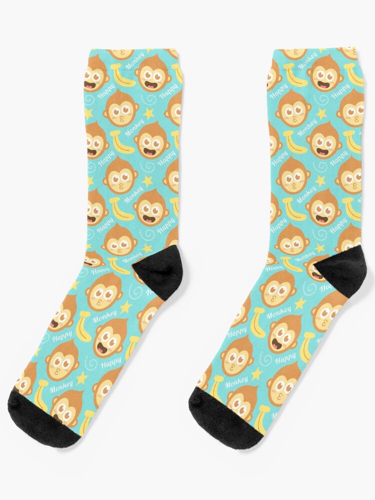 Cute Cartoon Monkey Pattern