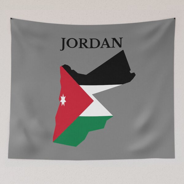 Item preview, Jordan Map flag designed and sold by marosharaf.