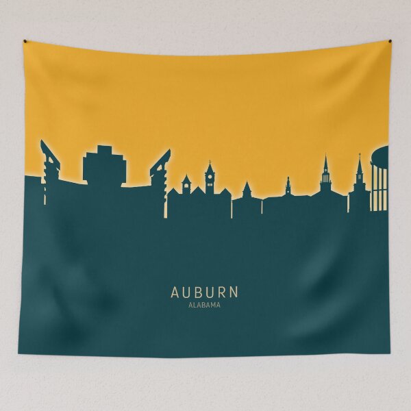 Item preview, Auburn Alabama Skyline designed and sold by ArtPrints.