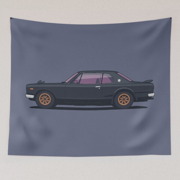 Item preview, KPGC10 GT-R Hakosuka - Black designed and sold by VoodooCircus.