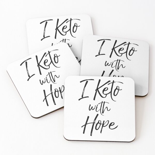 Item preview, I Keto with Hope Funny Keto Quote designed and sold by TNDesignStudio.