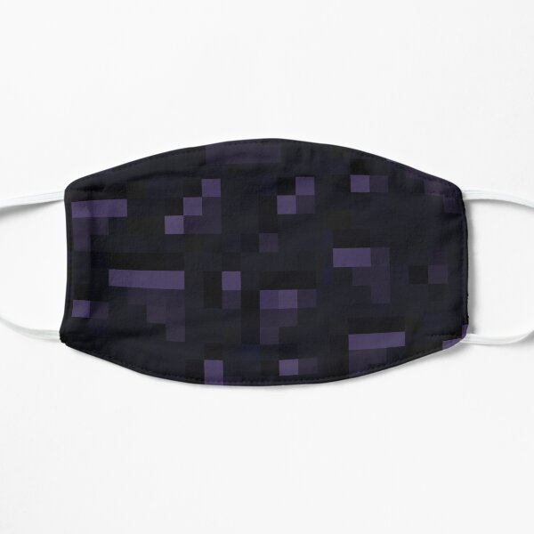 MINECRAFT OBSIDIAN GAMING Flat Mask