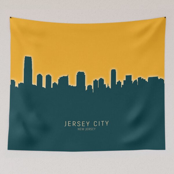 Item preview, Jersey City New Jersey Skyline designed and sold by ArtPrints.