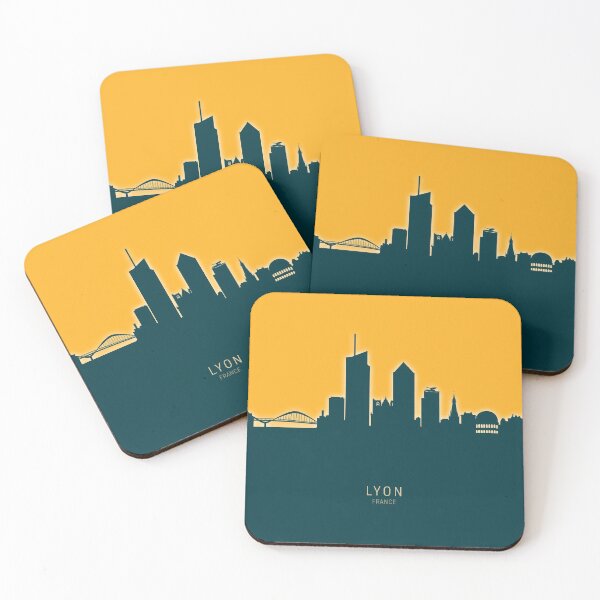 Item preview, Lyon France Skyline designed and sold by ArtPrints.