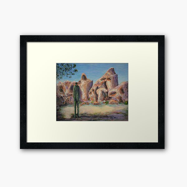 Item preview, Original Macedon Rocks Surreal Expressionist Painting designed and sold by Sergio Paul Ianniello.