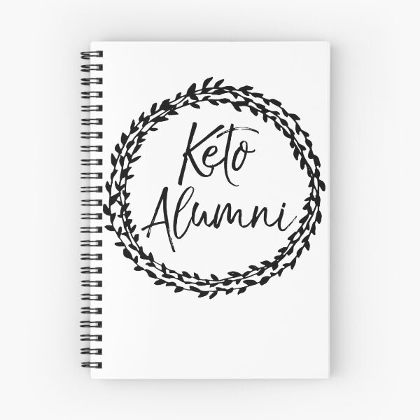 Item preview, Keto Alumni Flower Circle Funny Keto Quote designed and sold by TNDesignStudio.