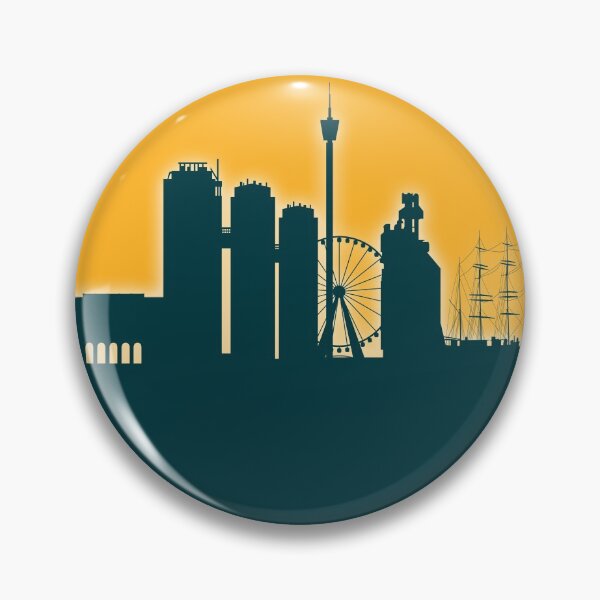 Item preview, Gothenburg Sweden Skyline designed and sold by ArtPrints.