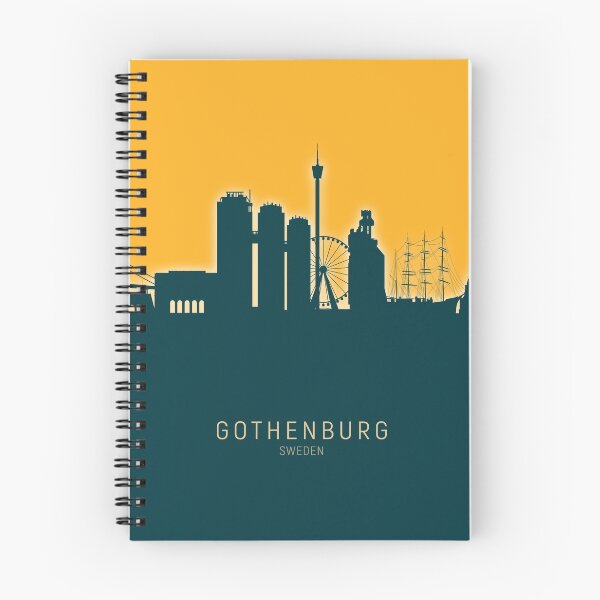 Item preview, Gothenburg Sweden Skyline designed and sold by ArtPrints.