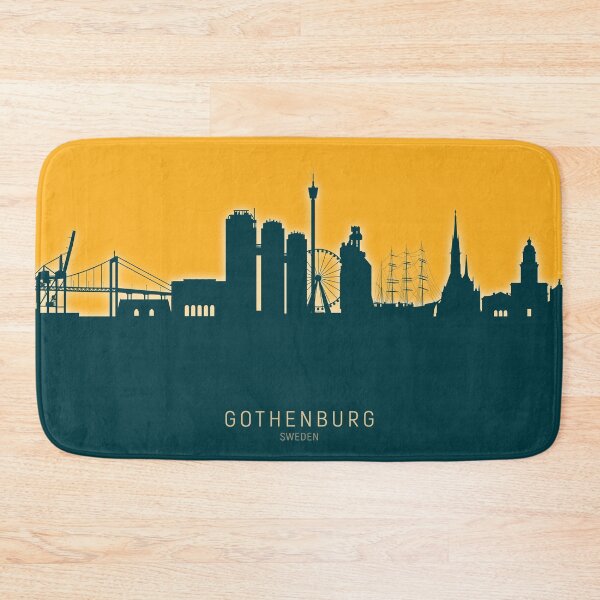 Item preview, Gothenburg Sweden Skyline designed and sold by ArtPrints.