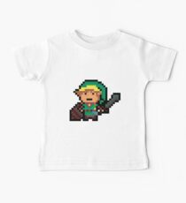 Link, Hyrule's Pixel Guardian Baby Tee