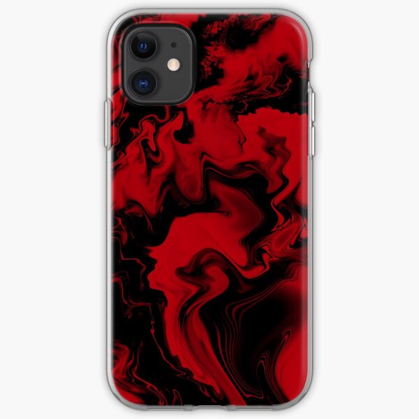 Black and red iPhone Soft Case