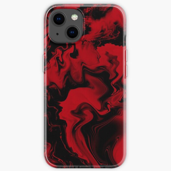 Black and red iPhone Soft Case