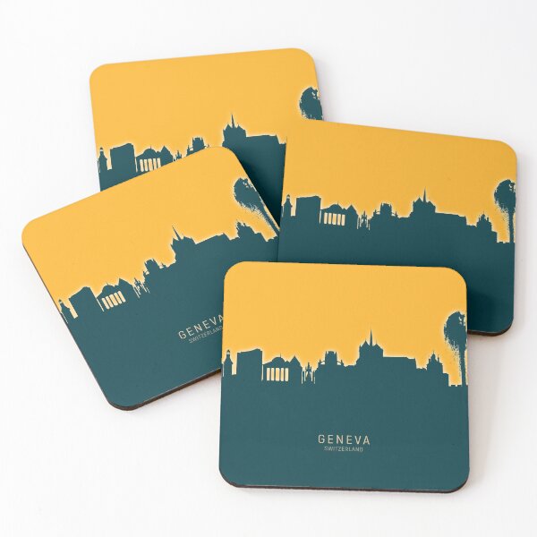 Item preview, Geneva Switzerland Skyline designed and sold by ArtPrints.