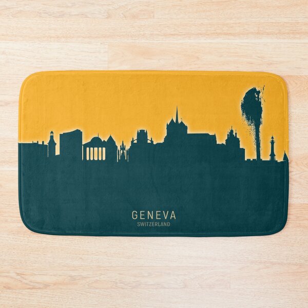 Item preview, Geneva Switzerland Skyline designed and sold by ArtPrints.