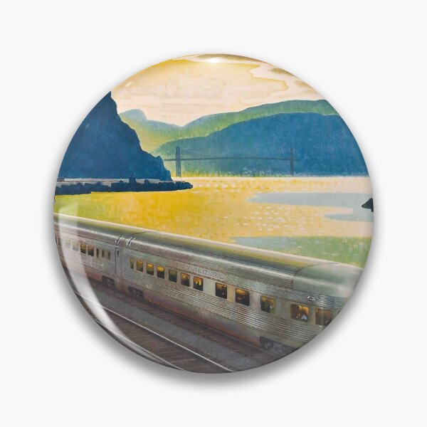 Item preview, Highlands of the Hudson vintage travel poster designed and sold by stickart-marek.