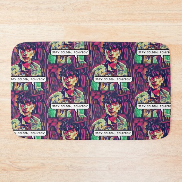 Item preview, Stay Golden Ponyboy colourful 80s retro designed and sold by junepillows.