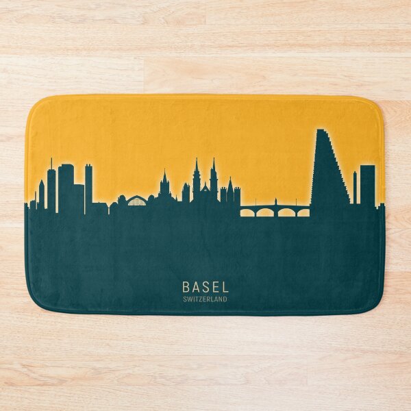 Item preview, Basel Switzerland Skyline designed and sold by ArtPrints.