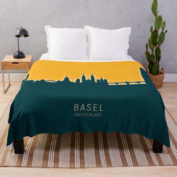 Item preview, Basel Switzerland Skyline designed and sold by ArtPrints.