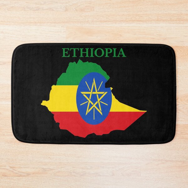 Item preview, Ethiopia flag map designed and sold by marosharaf.