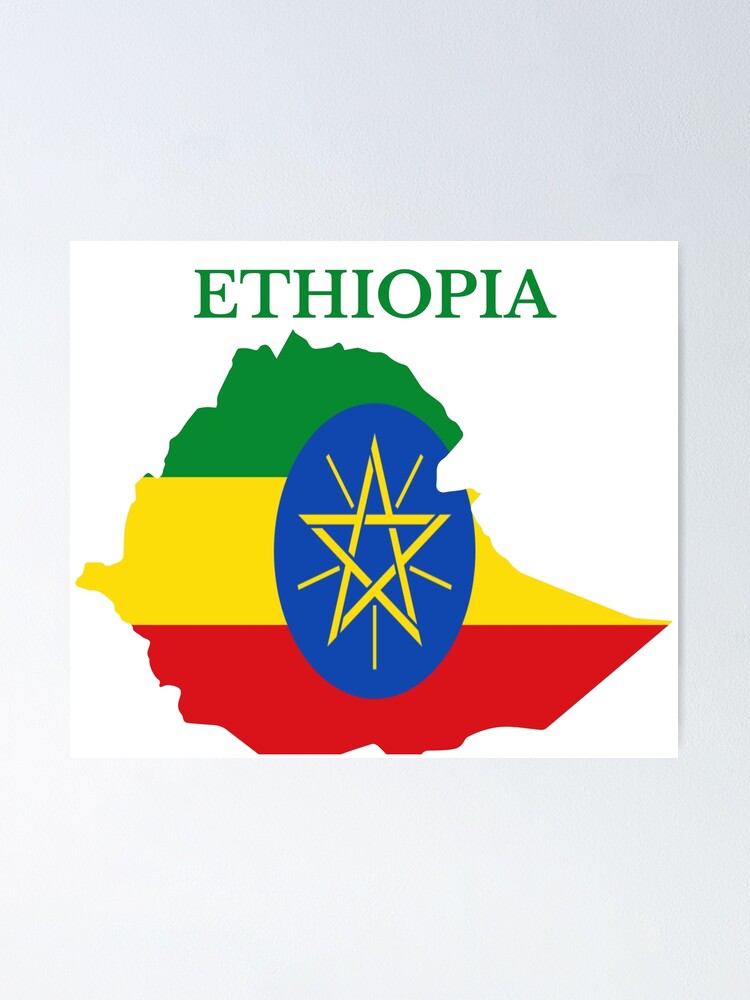 Ethiopia map and flag.  Ethiopia flag, Flag, Ethiopian flag