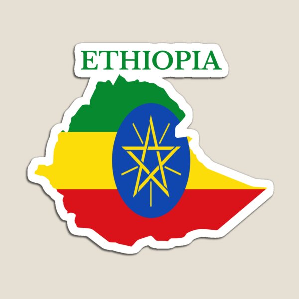 Item preview, Ethiopia flag map designed and sold by marosharaf.