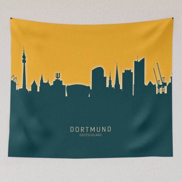 Item preview, Dortmund Germany Skyline designed and sold by ArtPrints.