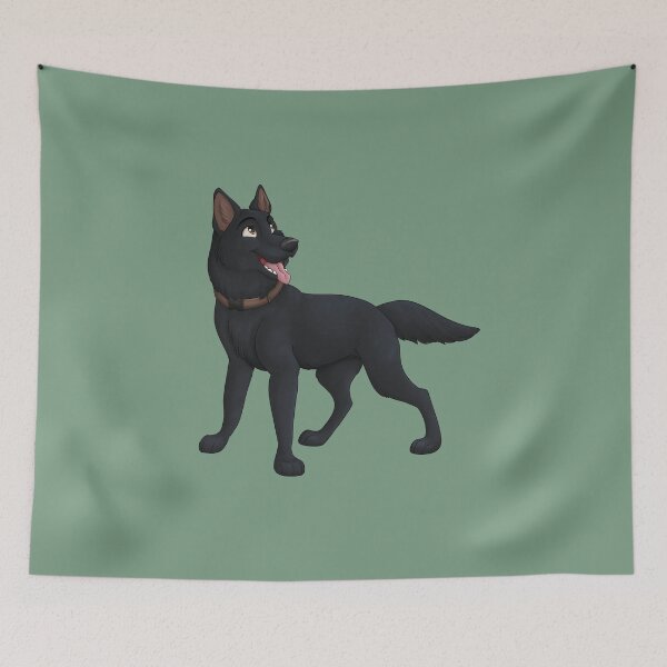 Item preview, Black German Shepherd designed and sold by caseysketches.