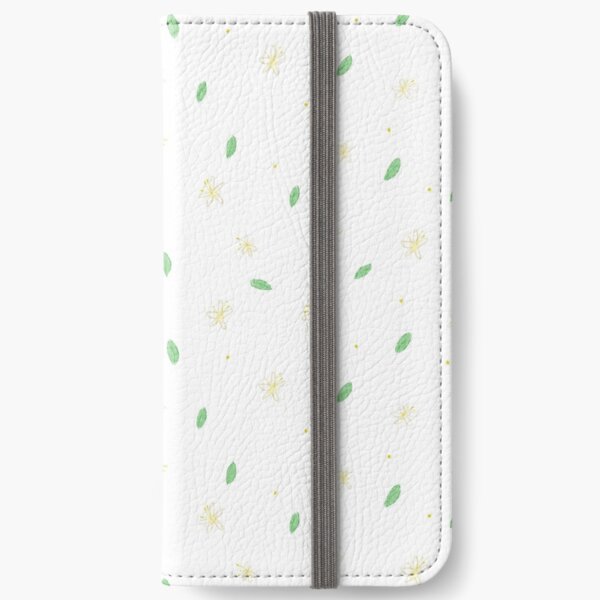 Jasmine Flowers Pattern iPhone Wallet