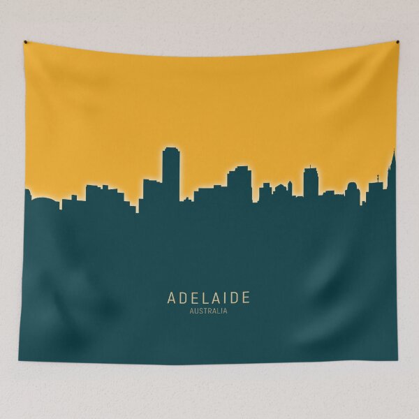 Item preview, Adelaide Australia Skyline designed and sold by ArtPrints.